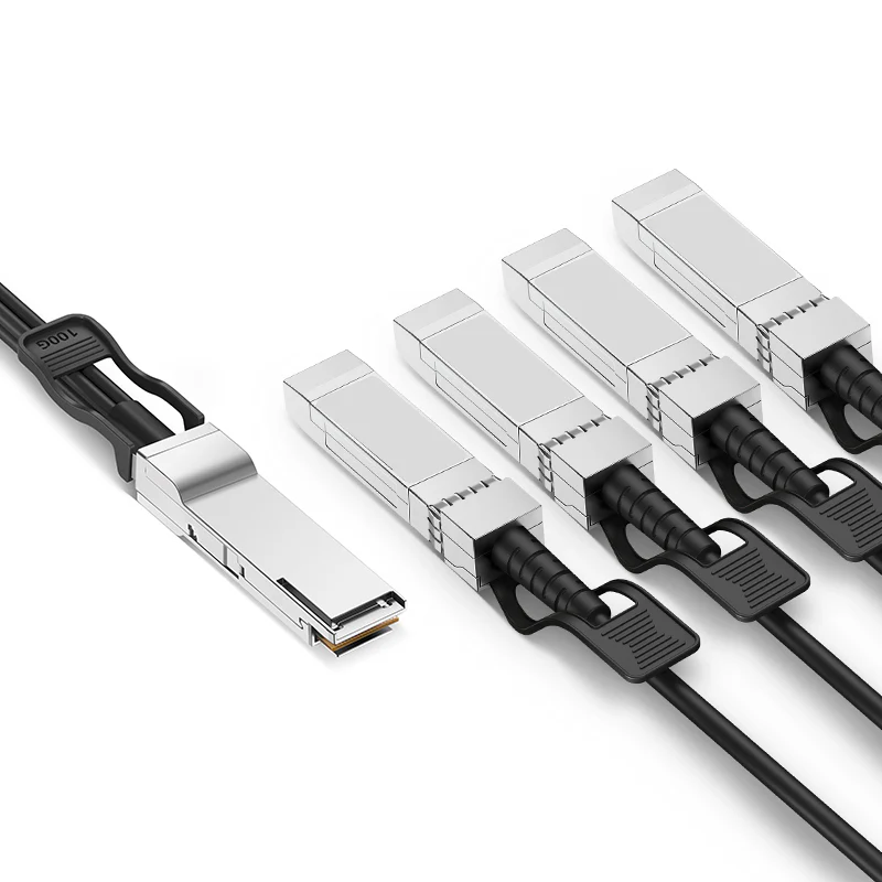 NSComm 200G PAM4 QSFP56 to 4x50G SFP56 Direct Attach PVC Copper Cable, up to 3m - Image 3