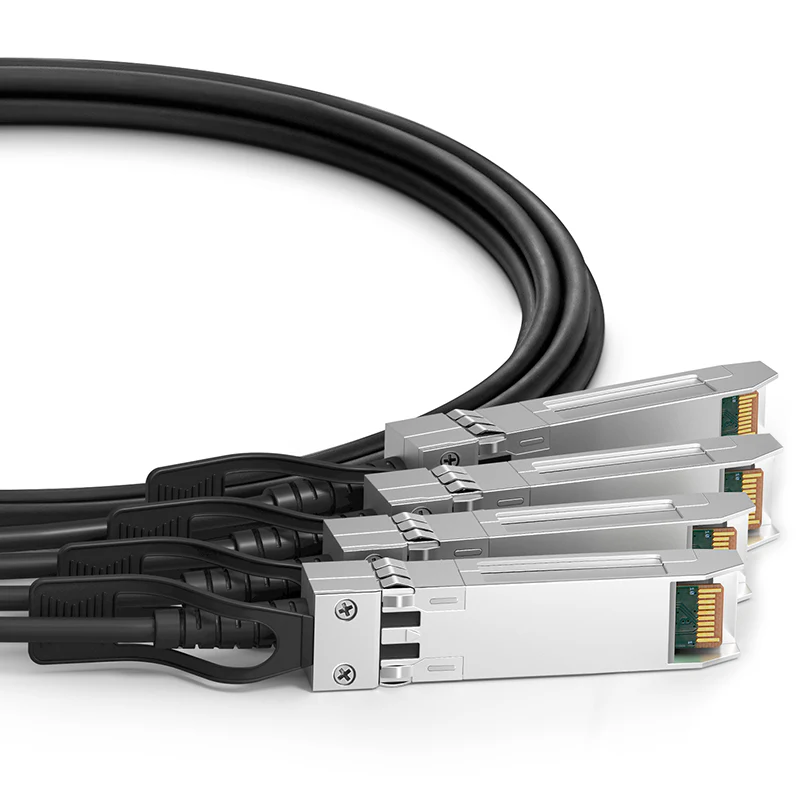 NSComm 200G PAM4 QSFP56 to 4x50G SFP56 Direct Attach PVC Copper Cable, up to 3m - Image 5