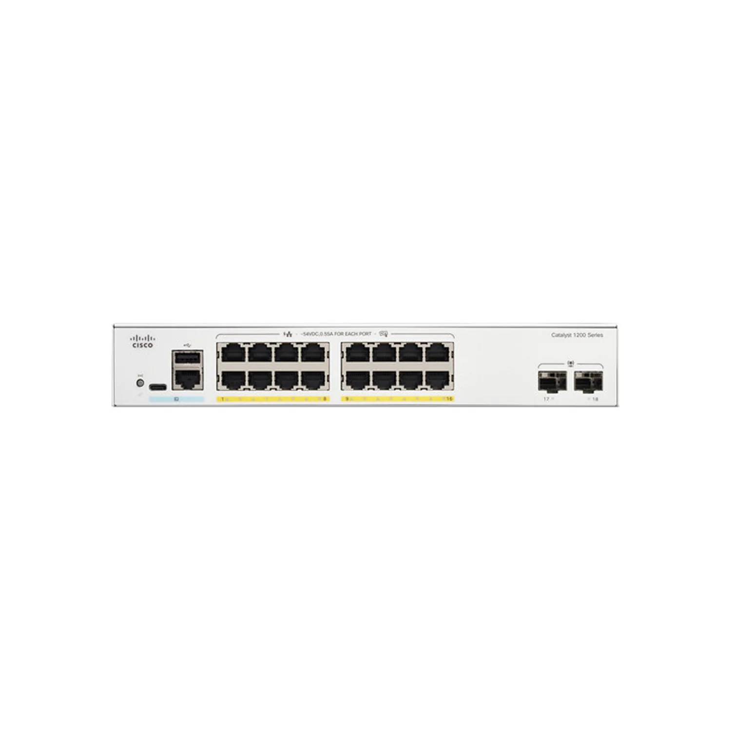 Cisco Catalyst C1200-16P-2G PoE Managed Switch - Image 2
