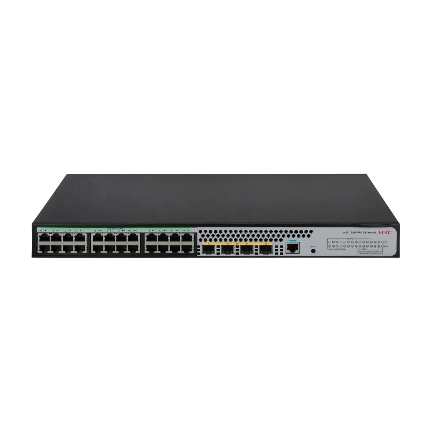 H3C S5024PV5-EI-HPWR 24-Port PoE+ High-Power Gigabit Access Switch