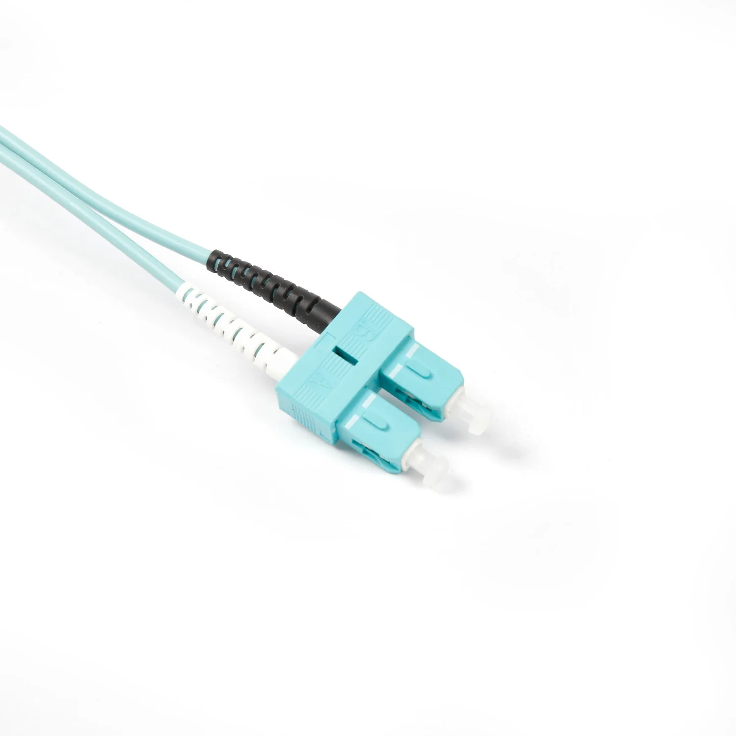 NSComm LC UPC to SC UPC Duplex Multimode(OM3) Fiber Patch Cable, 2 Fibers, 2.0mm OFNR - Image 5