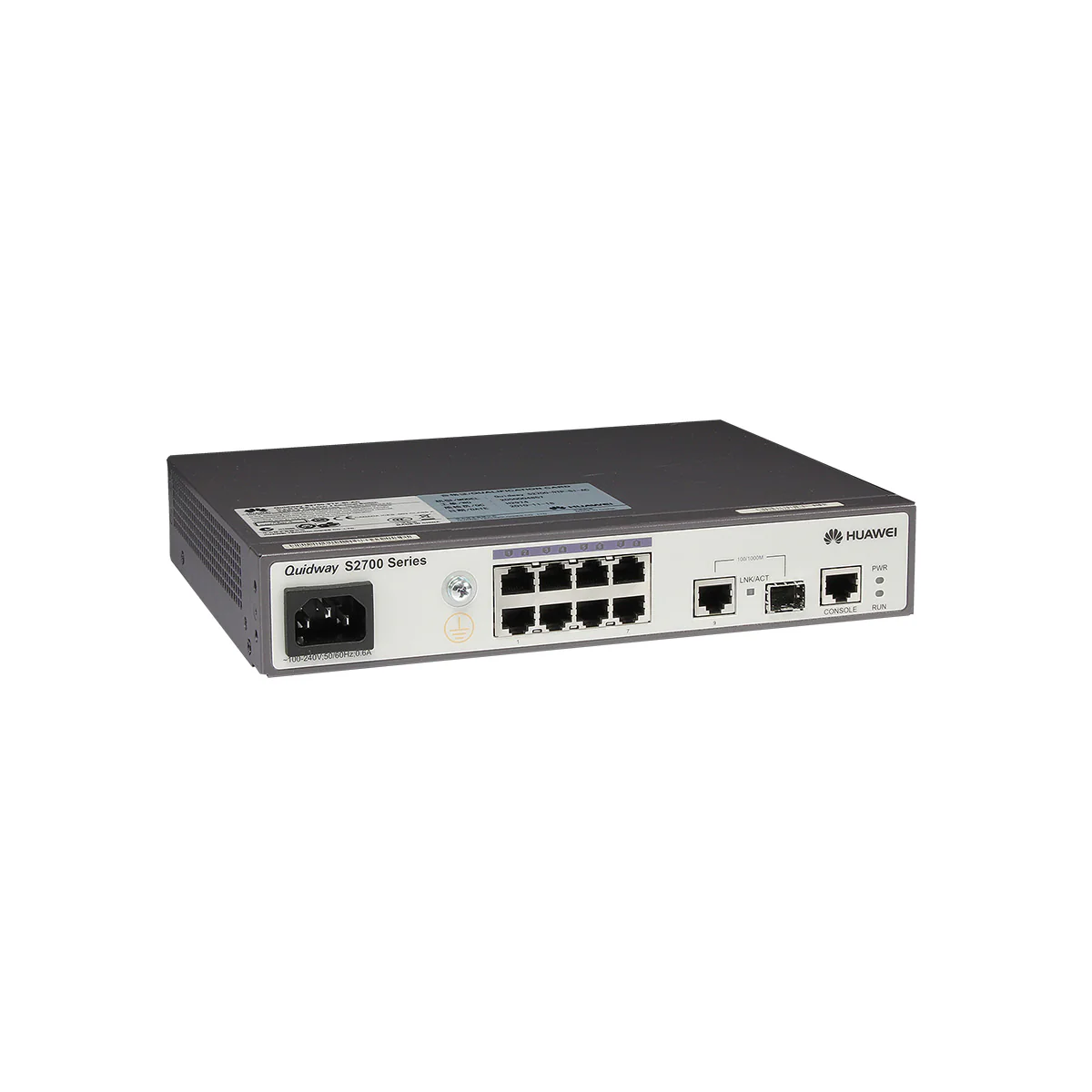 Huawei S2700-9TP-EI-AC 8×10/100 + 1×Gig Combo AC Ethernet Switch - Image 4