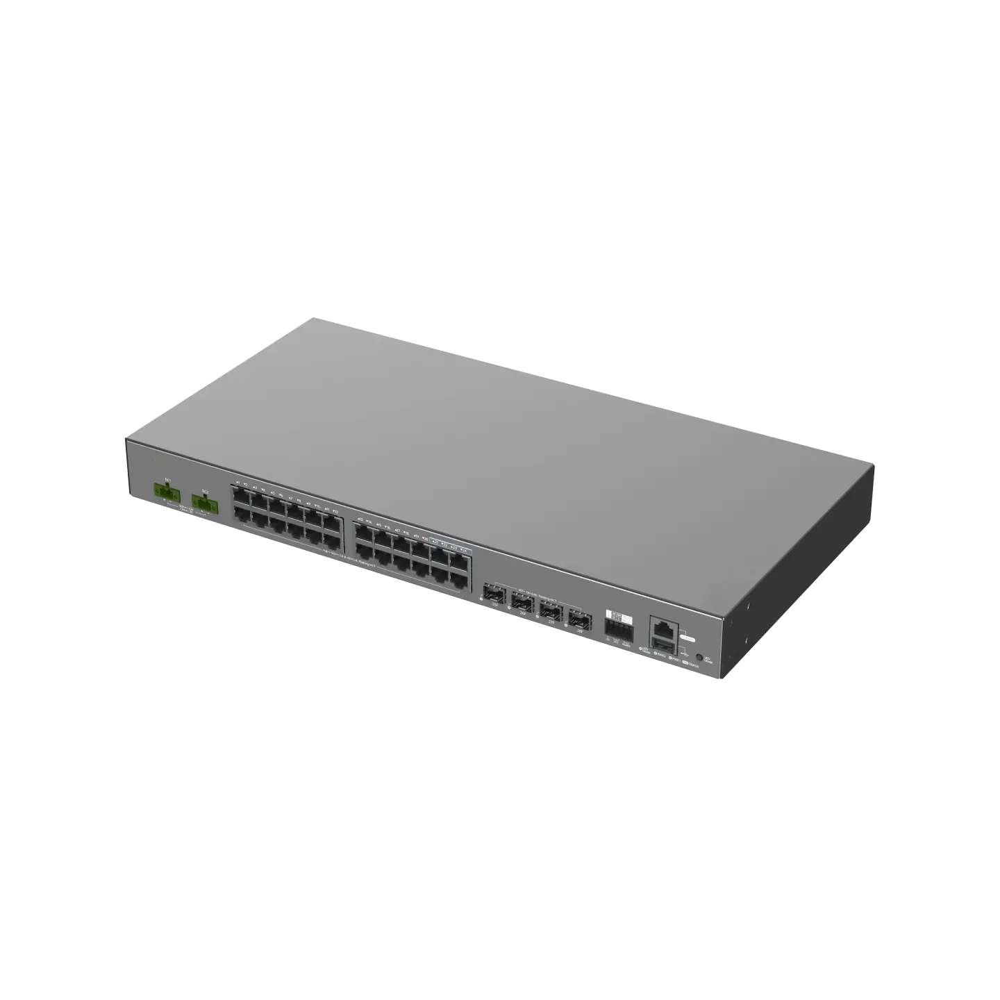 NSComm IS5200-24GT4XS-UP-DC 24x1G (PoE+) & 4x10G SFP+ Industrial PoE Switch - Image 5