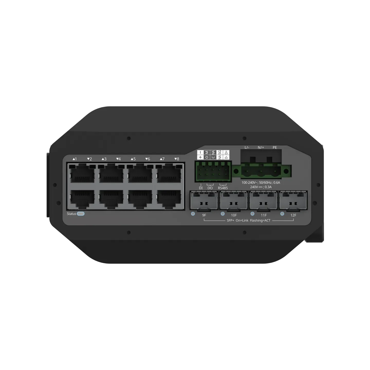 NSComm IS5200-8GT4XS 8x1G & 4x10G SFP+ Industrial Switch - Image 6