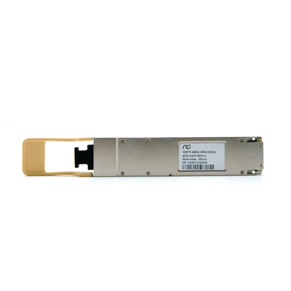 NSComm NS-OSFP-400G-SR4-FLT 400G Base-SR4 OSFP Flat Top PAM4 850nm 30m on OM3/50m on OM4 MTP/MPO-12 Multimode FEC Optical Transceiver Module - Image 4