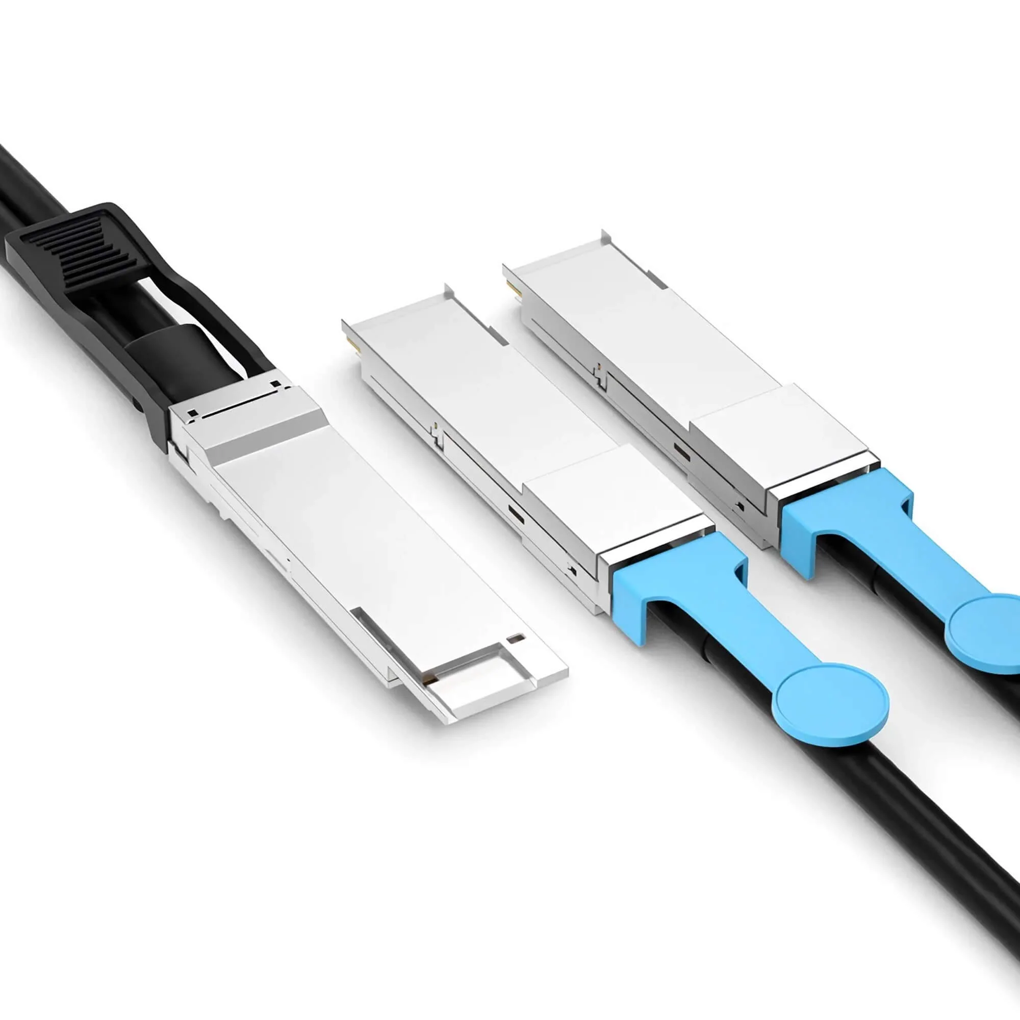 NSComm NVIDIA/Mellanox Compatible 400G QSFP-DD to 2 x 200G QSFP56 Ethernet Active Direct Attach Copper Cable up to 5m(16ft) - Image 3