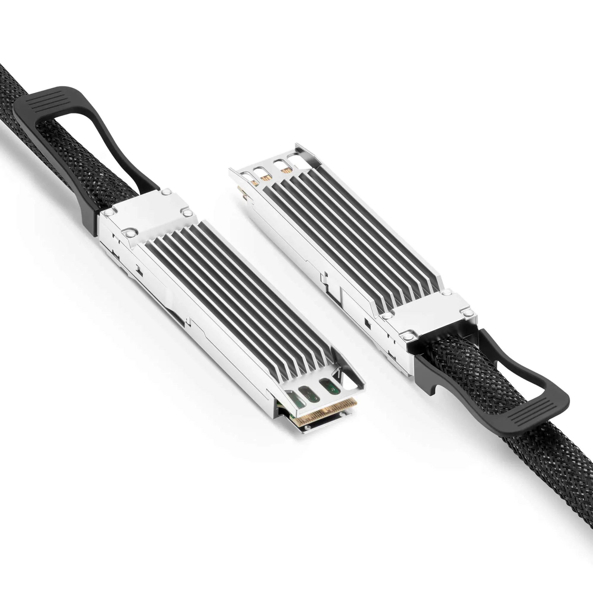 NSComm NVIDIA/Mellanox Compatible 800G OSFP Finned Top Active Direct Attach Copper Twinax Cable up to 5m(16ft) - Image 3