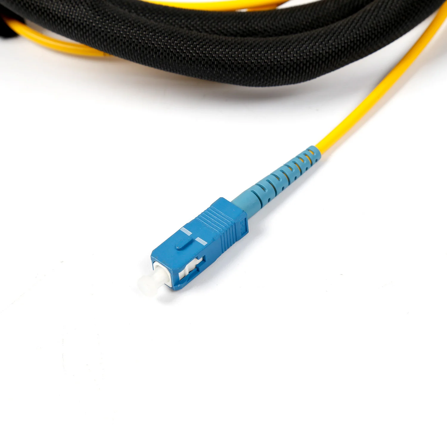 NSComm SC APC to FC APC Simplex Single Mode Fiber Patch Cable, 2.0mm OFNR - Image 3